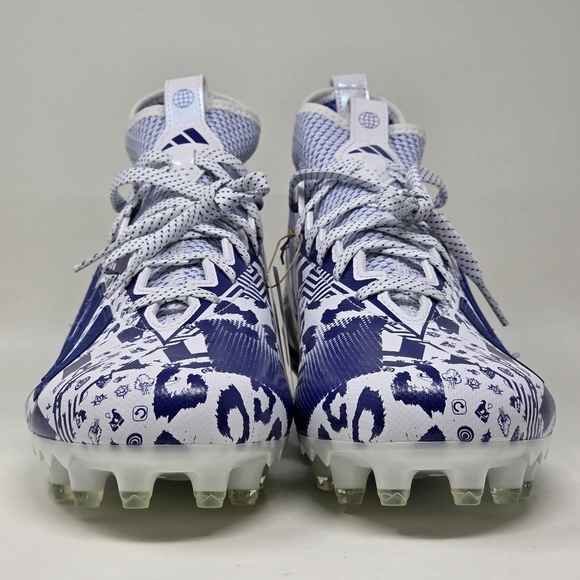 adidas Freak‎ 23 7v7 SMU Football Cleats White Blue GW4167 Men\'s Size 12 New main image 6